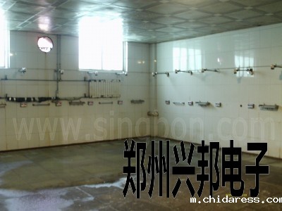 IC卡水控机在中国平煤神马能源化工集团十二矿职工浴室安装现场