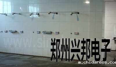 IC卡水控机在中国平煤神马能源化工集团十二矿职工浴室安装现场