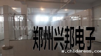郏县第一高中学生浴室IC卡水控系统安装现场
