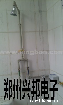 IC卡一体水控机在武汉天鸣集团员工宿舍安装现场